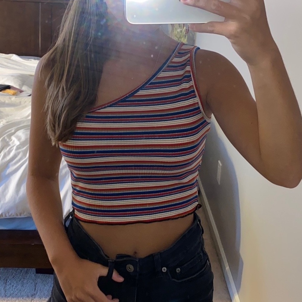 One-strap crop top